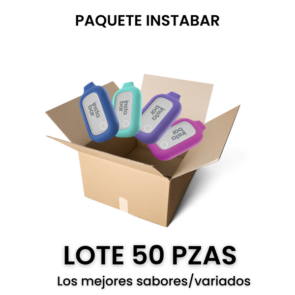 Paquete 50 pzas Instabar 5000 hits