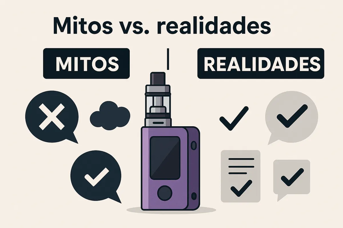 Top 10 mitos y realidades sobre el vapeo